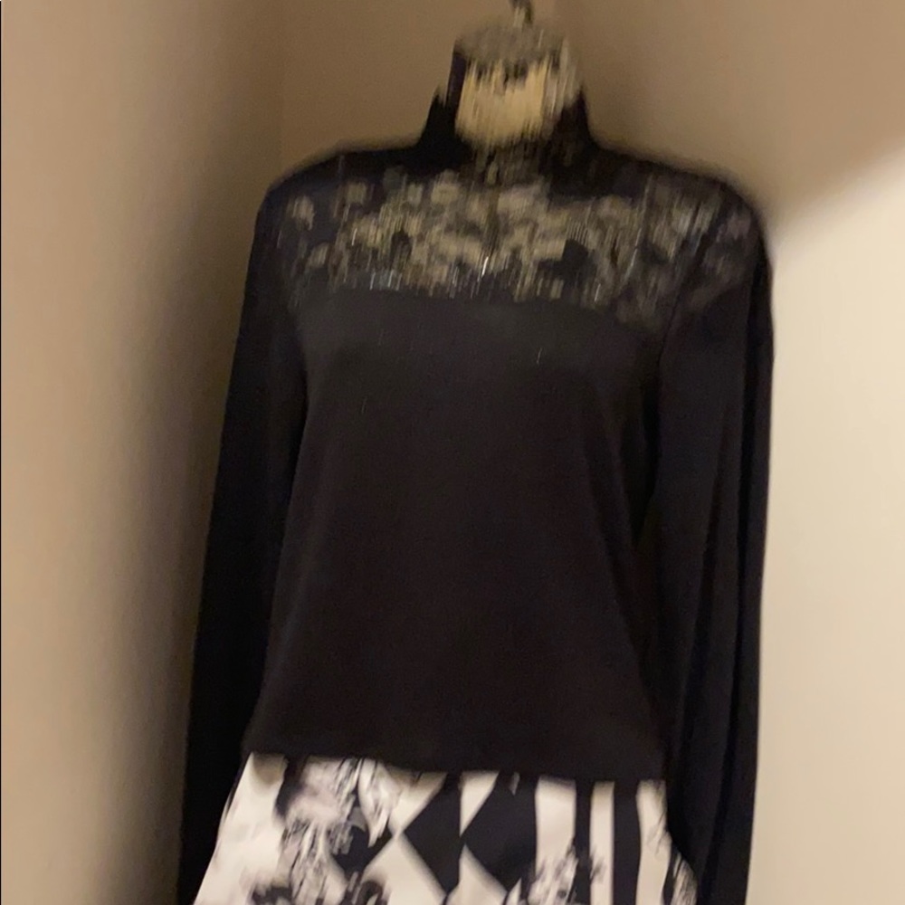 Black date night shirt